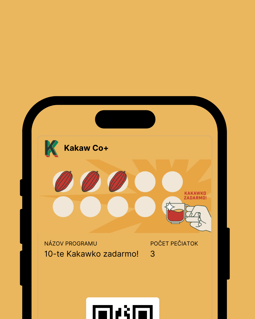 Kakaw Co+ loyalty card