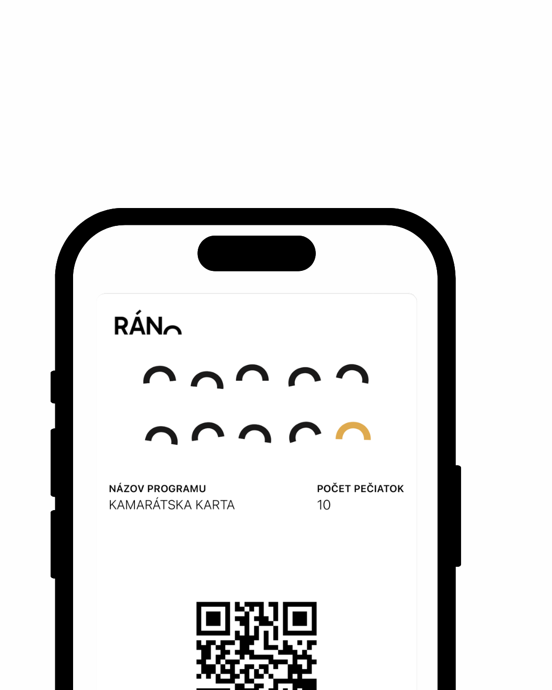 Ráno loyalty card
