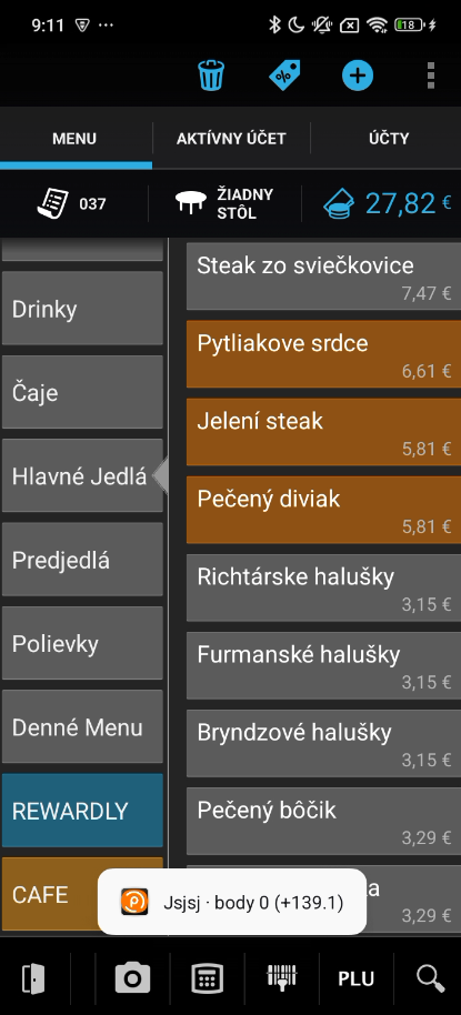 PapayaPOS: Pípněte kartu